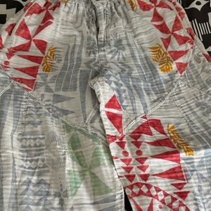 FP Movement by Free People Multicolor Patterned Pants sz. small elastic waist